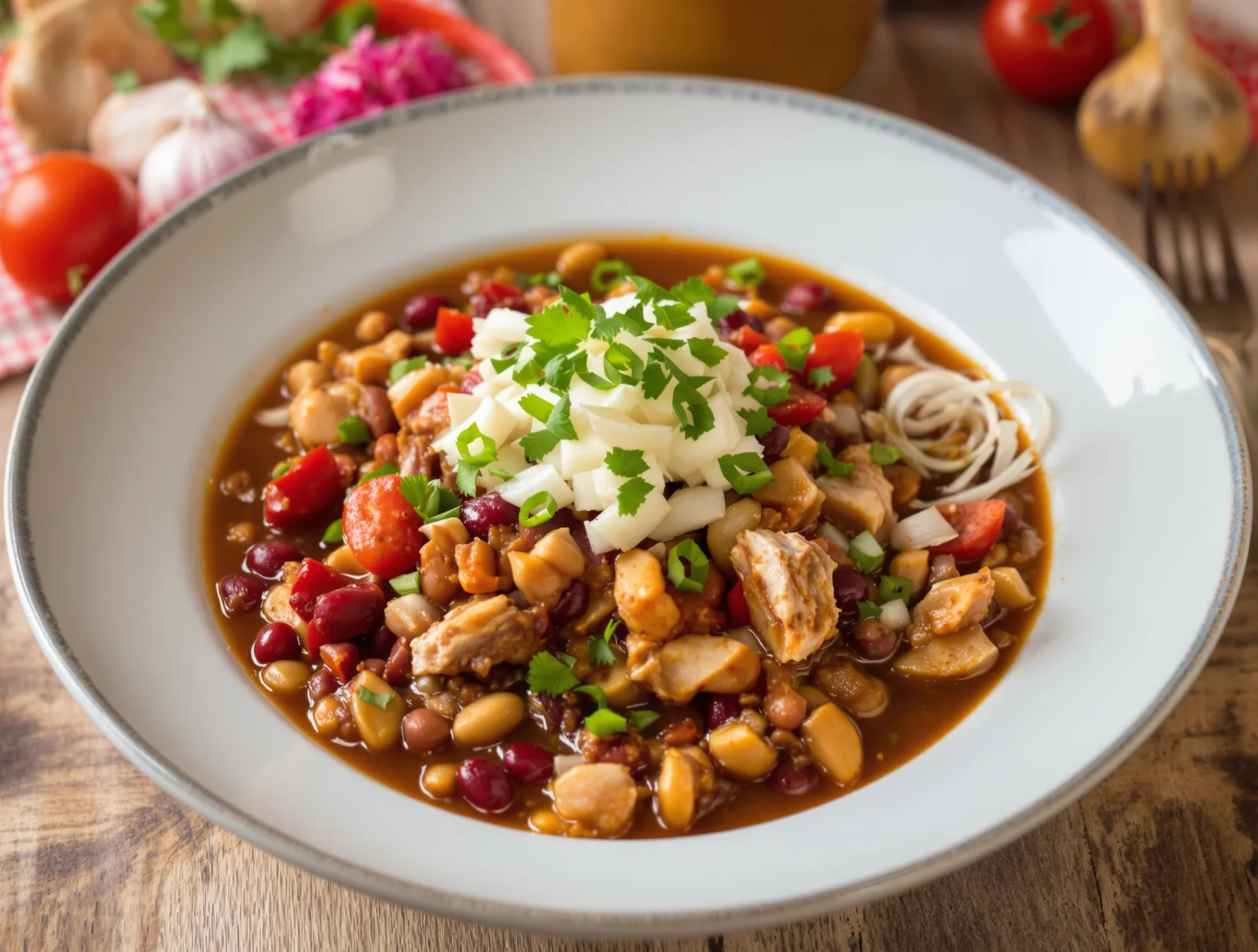 Chili con carne z bravčového pliecka